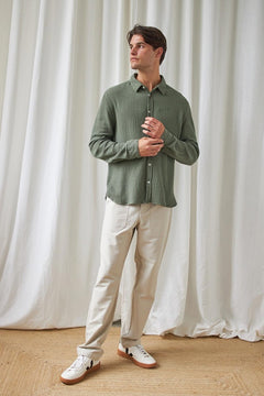 Unyee Shirt Deep Lichen Green - IVALO.COM