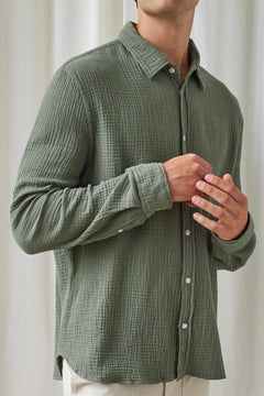 Unyee Shirt Deep Lichen Green - IVALO.COM