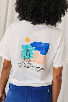 Uwins T-Shirt Surf Off White - IVALO.COM