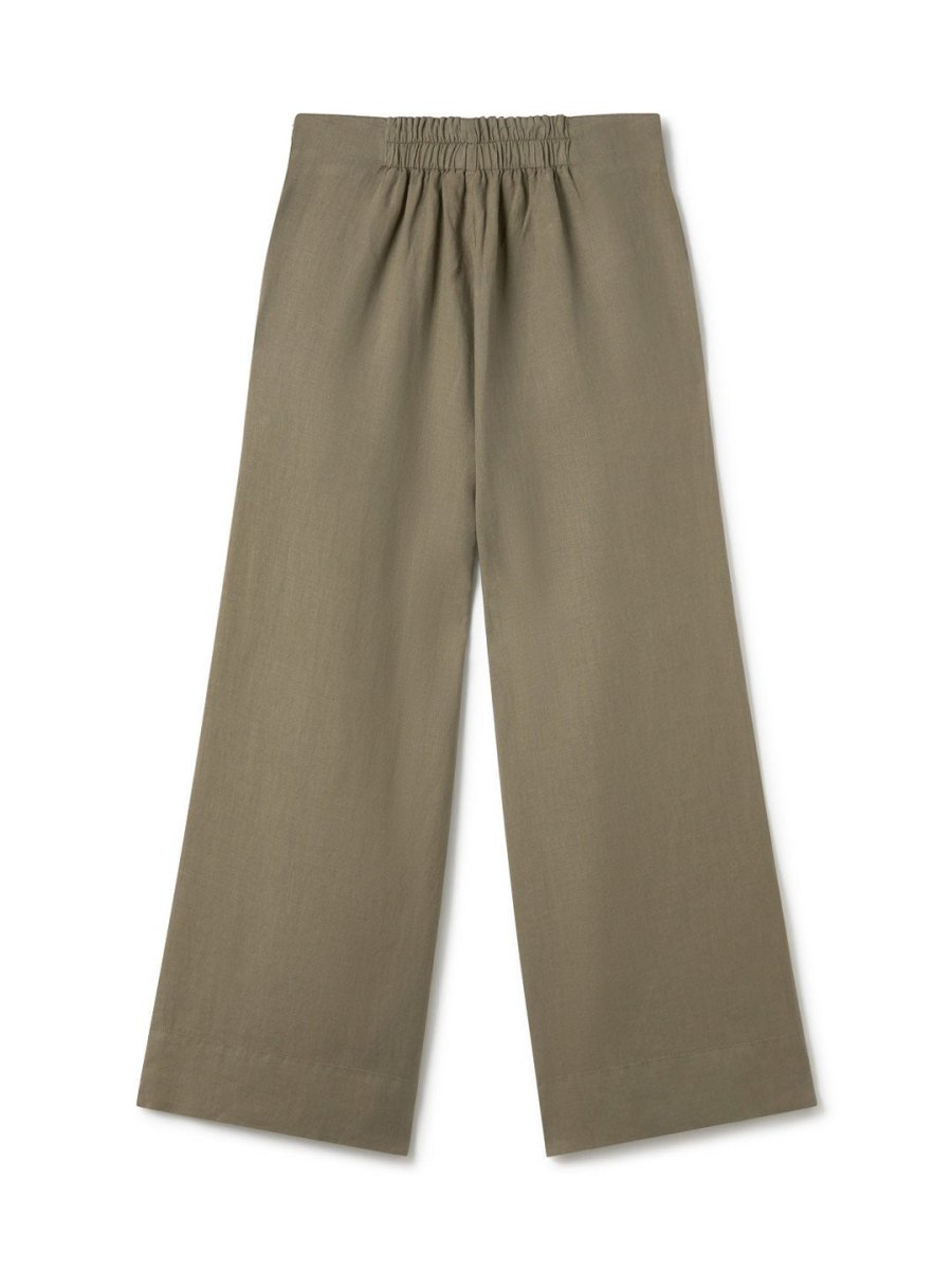 Varmdo Wide Leg Pants Light Khaki - IVALO.COM