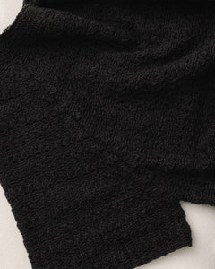 Vasara Crochet Mini Dress Black