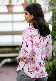 Vera Blouse Ballet of Blossoms Pink