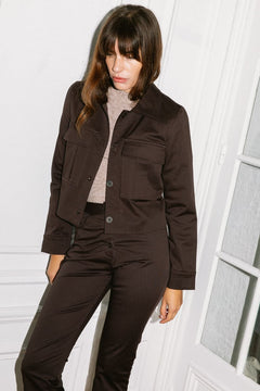 Dahlia Jacket Brown