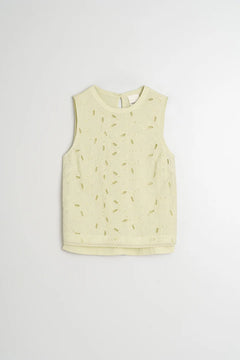 Lace Combined Top Green