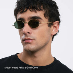 Amara Sunglasses Gold Yellow