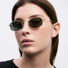 Suku Sunglasses Gold Olive