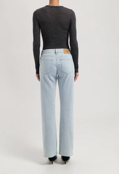 Carry Mid Straight Jeans Light Stone