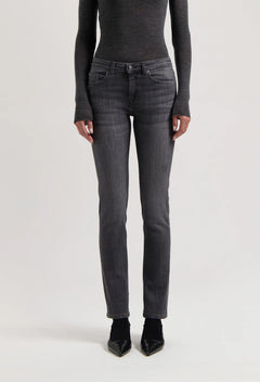 Faye Low Slim Jeans Authentic Black
