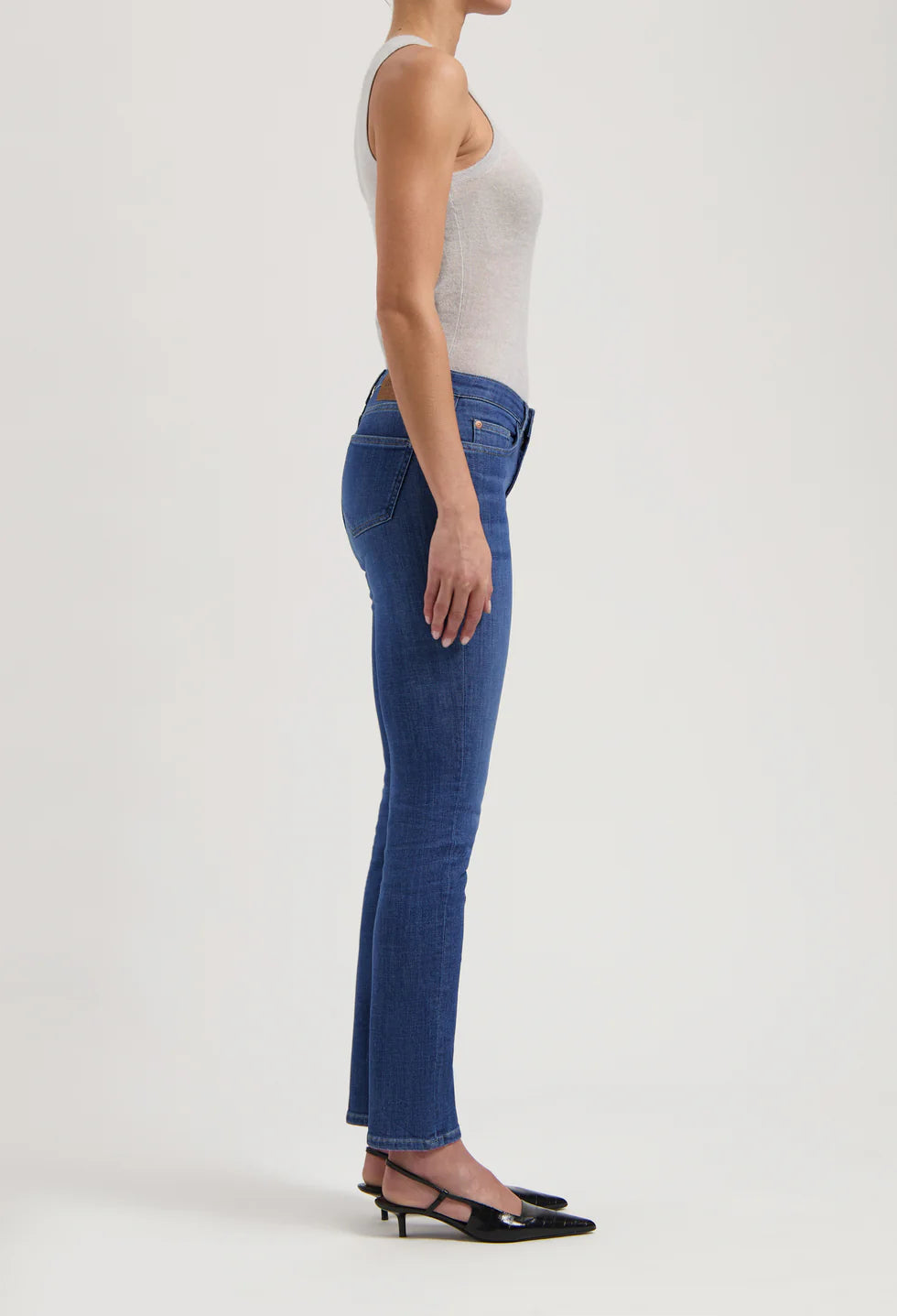 Faye Low Slim Jeans Stone Indigo