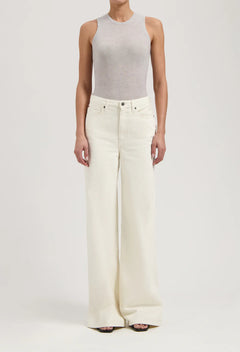 Sara High Loose Flow Jeans Natural