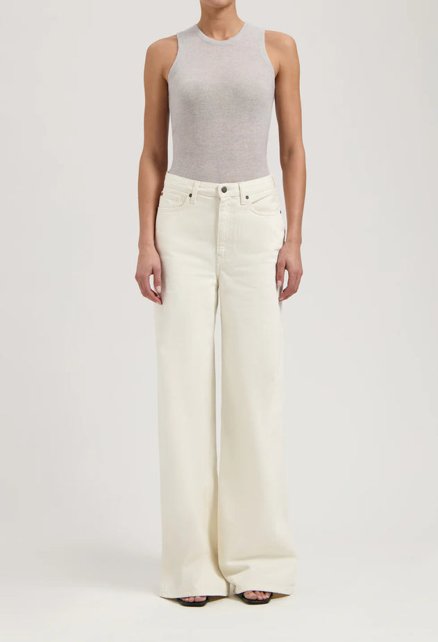 Sara High Loose Flow Jeans Natural