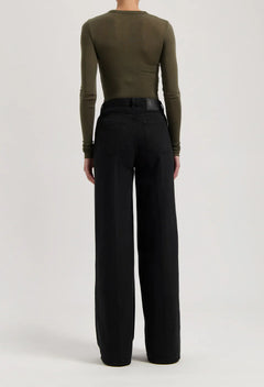 Sara High Loose Jeans Nero Nero