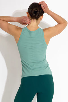 Work Rib Tank Green