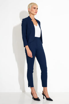 Work Trousers Classic Tight Fit Dark Blue