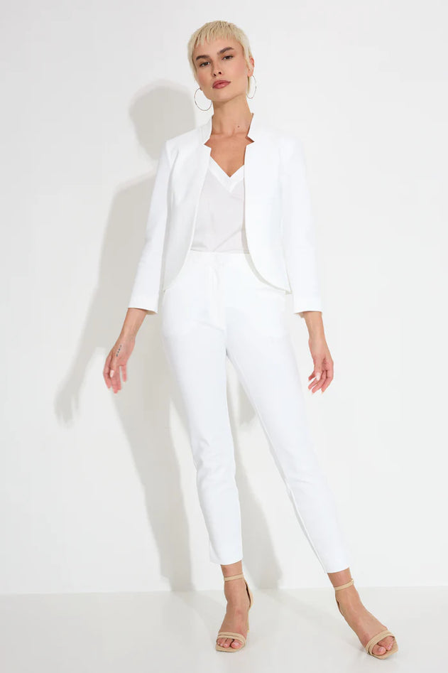 Work Trousers Classic Tight Fit White