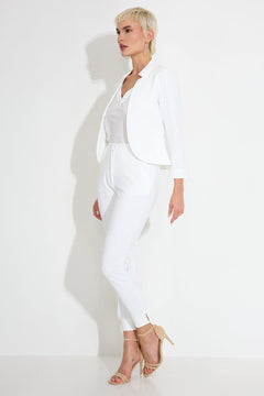 Work Trousers Classic Tight Fit White