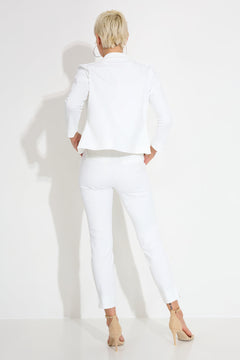 Work Trousers Classic Tight Fit White