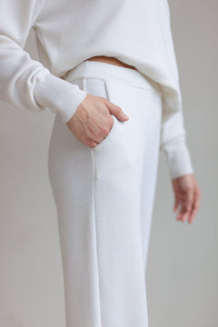 Ora & Rotondo Merino Co-ord White