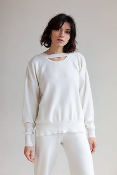 Ora & Rotondo Merino Co-ord White