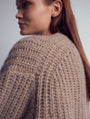 Leap Concept - Mafalda Cashmere Knitted Chunky Sweater Brown, image no.2