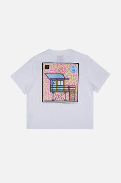 Women's Antonyo Marest x Trendsplant Art Hut T-Shirt White