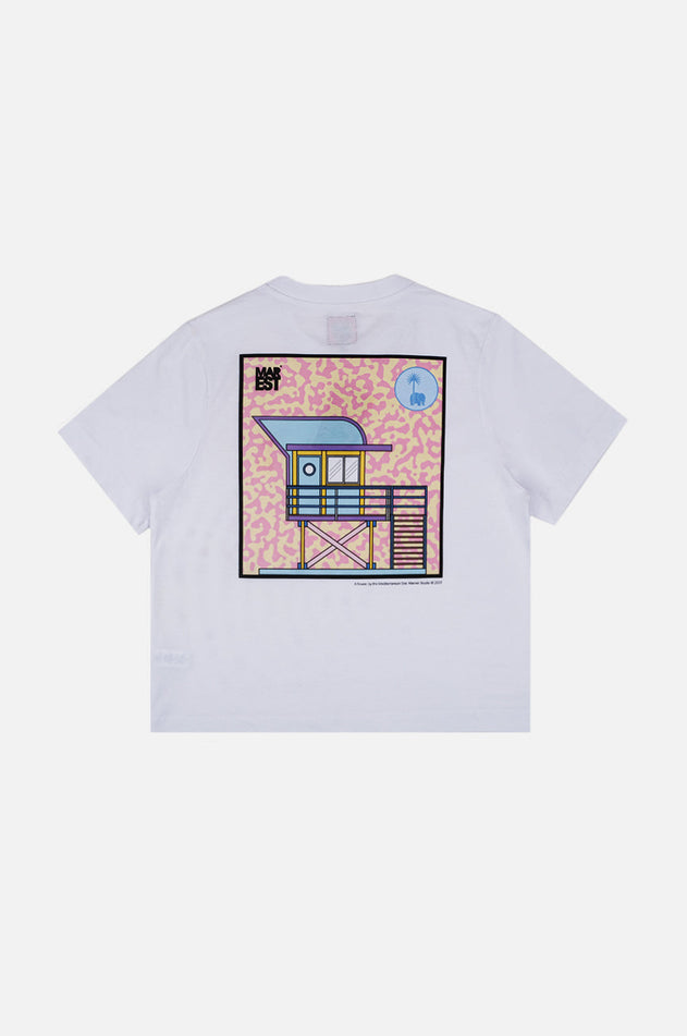 Women's Antonyo Marest x Trendsplant Art Hut T-Shirt White