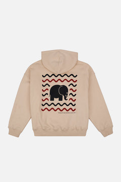 Explanada Women's Organic Oversized Hoodie Ivory