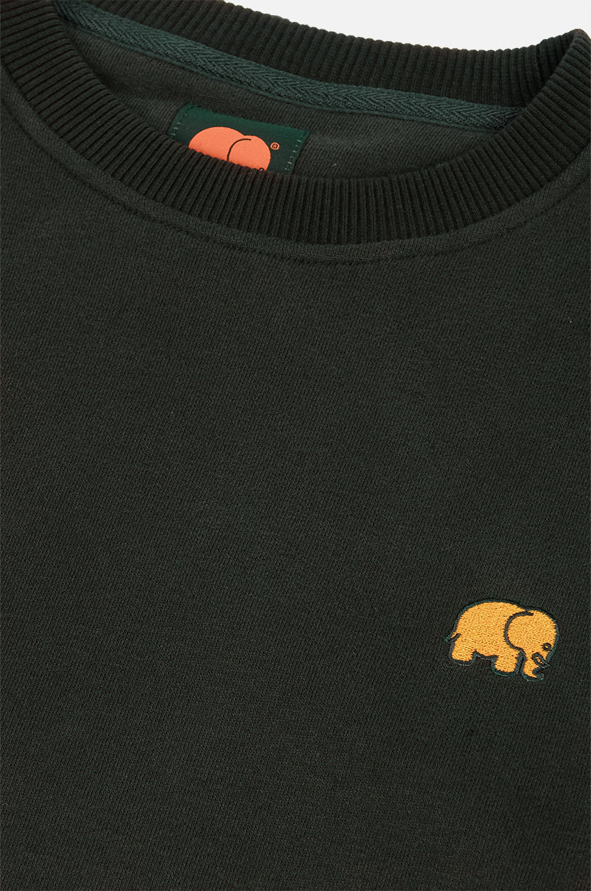 Organic Essential Sweater Scarab Green