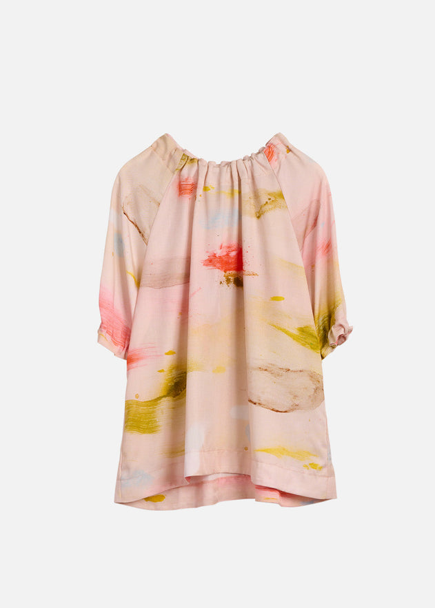 Pouch Blouse Glow Light Pink