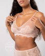 UNDERSTATEMENT - Lace Mesh Triangle Bralette Naked, image no.4