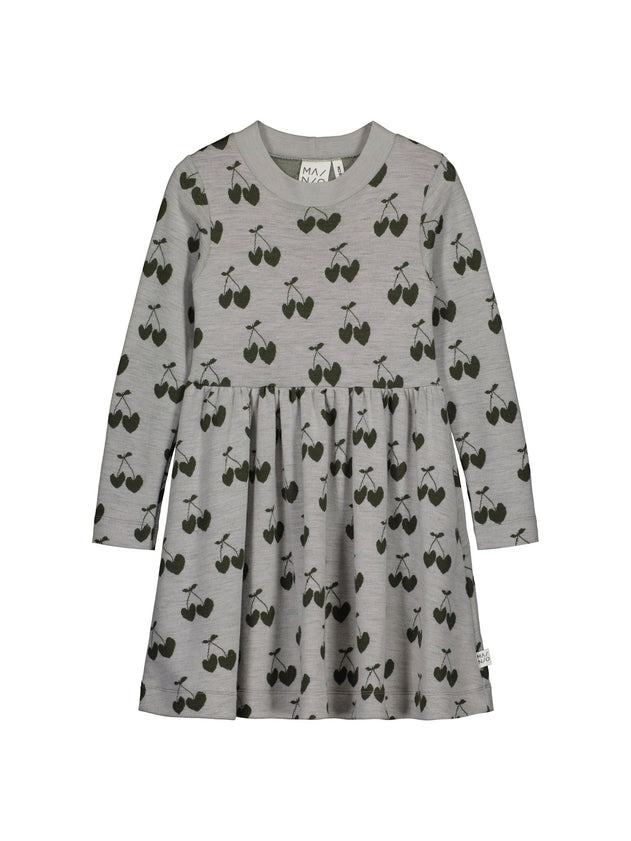 Kids' Cherry Love Merino Wool Dress