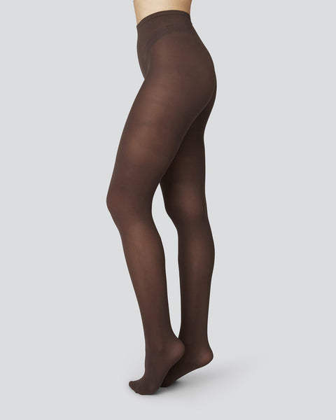 Olivia Premium Tights Dark Brown