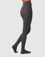 Swedish Stockings - Hedda Chevron Tights Grey, image no.2