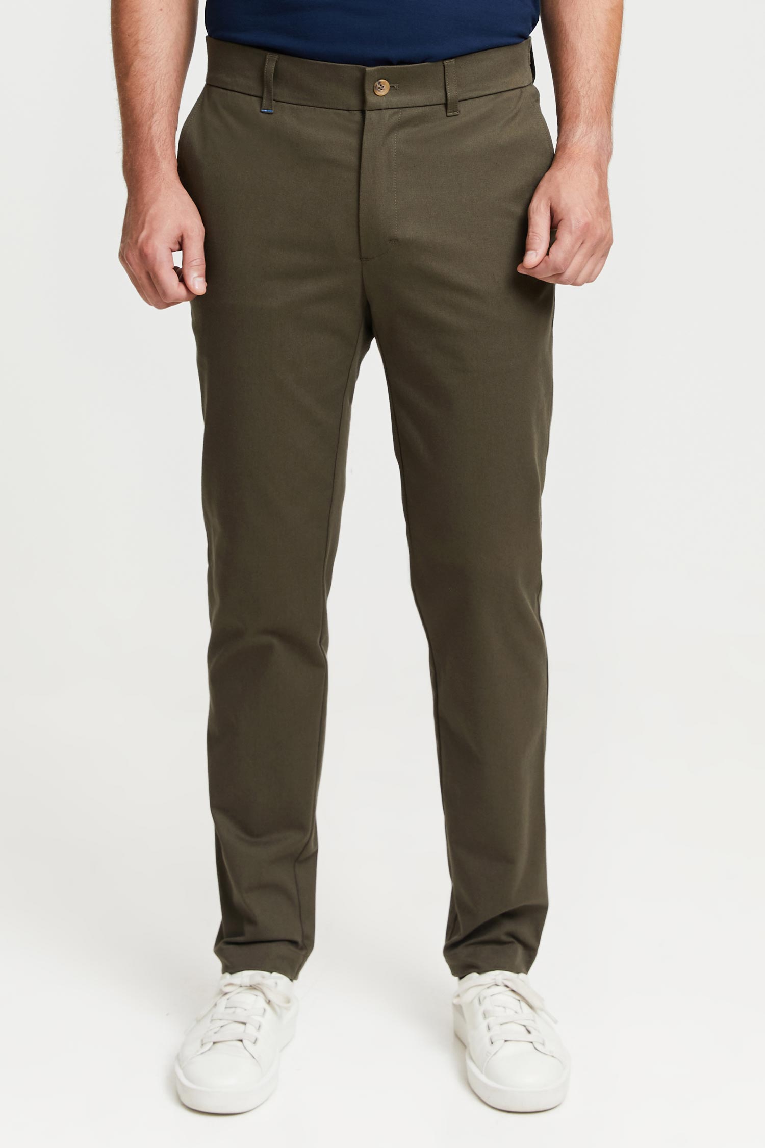 Seppo Organic Cotton Chinos Trousers Green