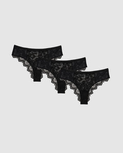 Très Cheeky 3-Pack Black