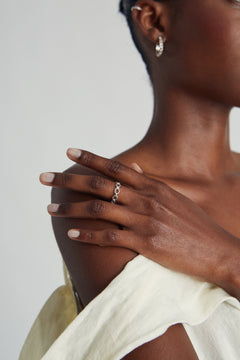 Schakle Ring Silver
