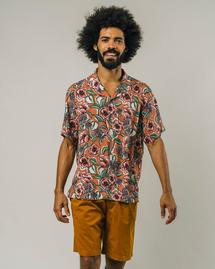 Brava Fabrics - Sorrento Aloha Shirt Red