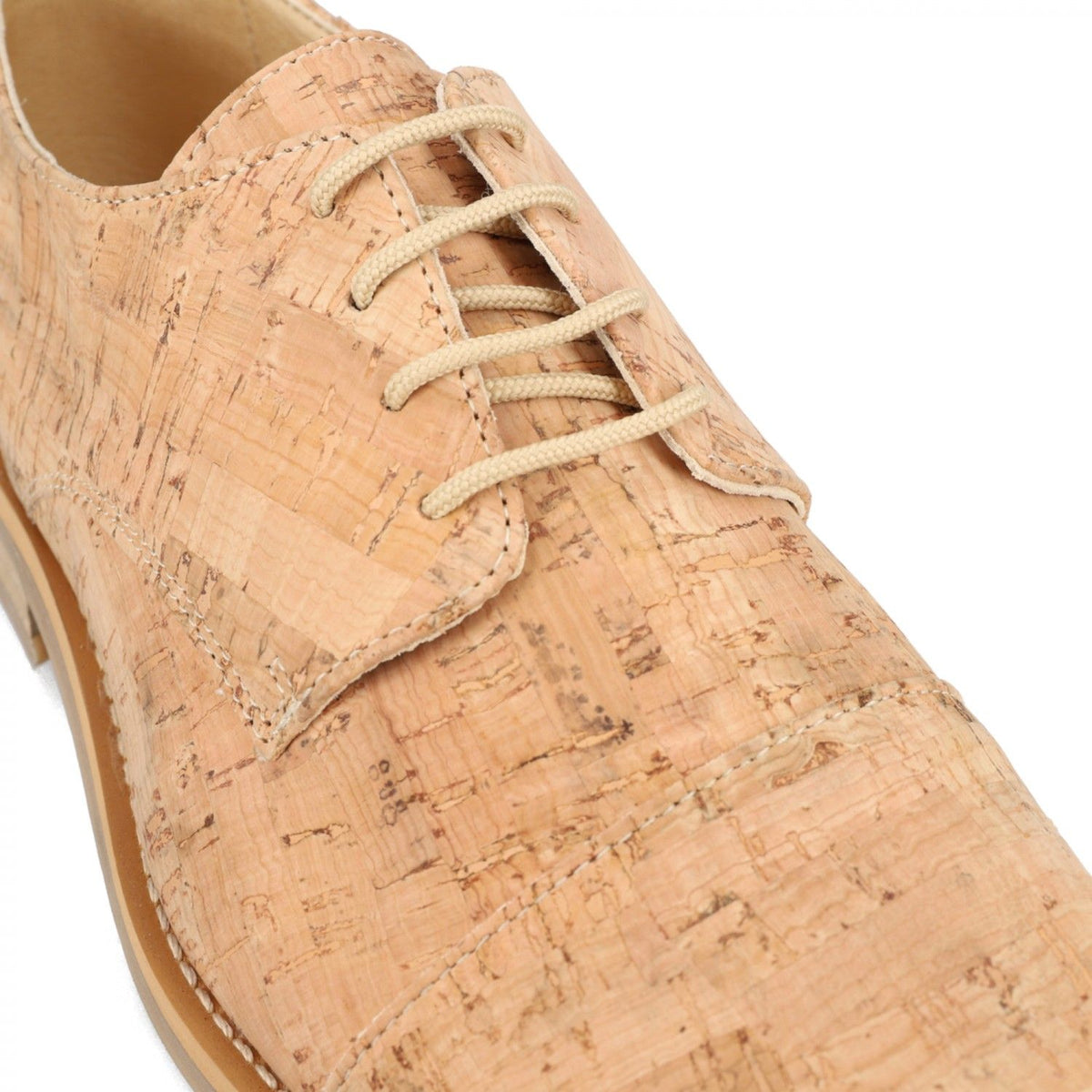 Edu Cork Vegan Derby Cap Toe Kengät