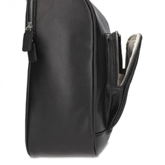 Mika AppleSkin Backpack with Zipper Pockets Black