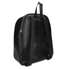 Mika AppleSkin Backpack with Zipper Pockets Black