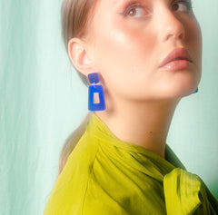 Kuvio Earrings Blue