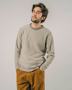Stripes Sweater Brown