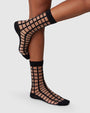 Swedish Stockings - Alicia Grid Socks, image no.1
