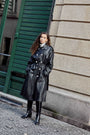 Carolina Machado - Negrini Faux-Leather Trenchcoat, image no.1