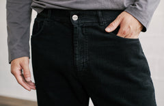 Balavu Corduroy Pants Black