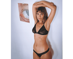 New Moon Soft Bra Black