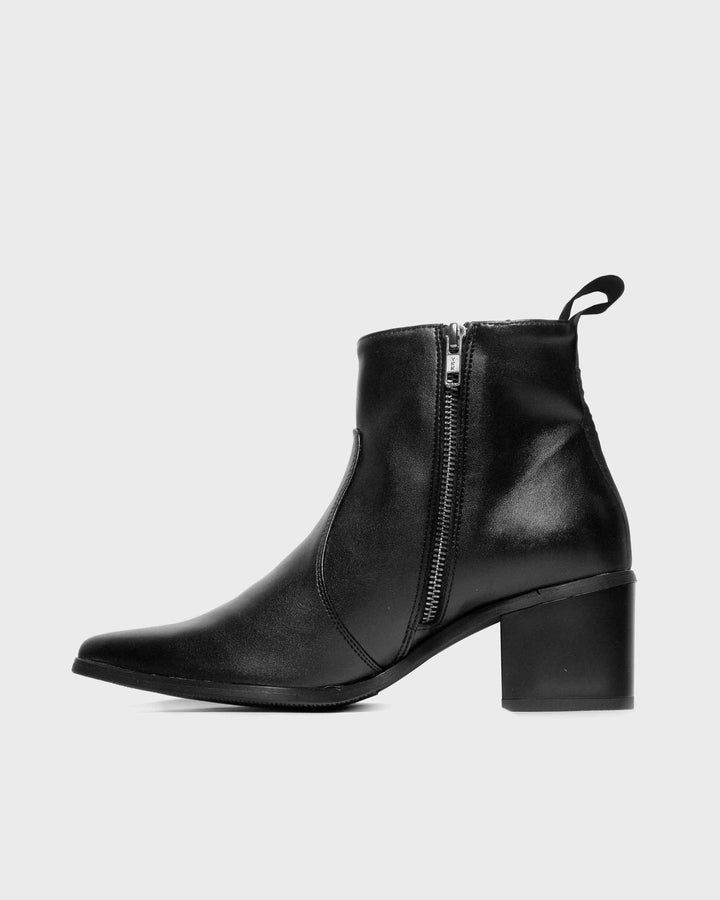 BOHEMA - Swan No.1 Nopal Cactus Leather Boots Black