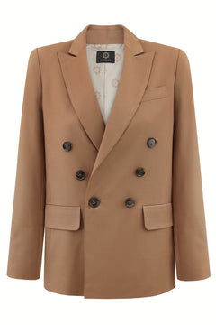 Double-Breasted Jacket Caramel