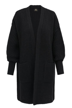 Merino Cardigan Black