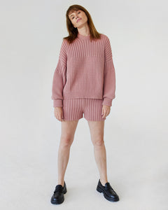Delčia Cotton Sweater Dusty Pink